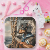 ASSIETTES EN CARTON BON VOYAGE CARD (Fête)