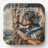 ASSIETTES EN CARTON BON VOYAGE CARD (Recto)