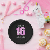 Assiettes En Carton Bonbon personnalisé 16 plaques à papier (Fête)