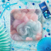 Assiettes En Carton Bonbons de coton Abstrait (Fête)