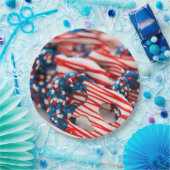 Assiettes En Carton Bonbons patriotiques (Fête)