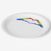 Assiettes En Carton Bone Hands Heart Classic (Angle)