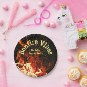 Assiettes En Carton Bonfire Party | (Fête)