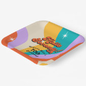 Assiettes En Carton Bonjour Soixante-dix Super fête d'anniversaire des (Angulaire)