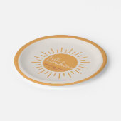 Assiettes En Carton Bonjour Sunshine Boho Baby shower (Angle)