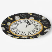 Assiettes En Carton Bonne année (Angle)