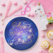 Assiettes En Carton Bonne année (Fête)