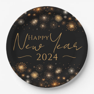 Assiettes En Carton Bonne année