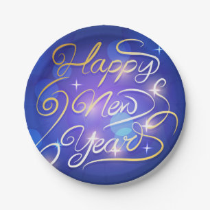 Assiettes En Carton Bonne année