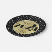 Assiettes En Carton Bonne année (Angle)