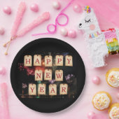 Assiettes En Carton Bonne année (Fête)