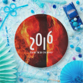 Assiettes En Carton Bonne année 2016 Année du singe du feu rouge (Fête)