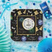 Assiettes En Carton Bonne année 2024 (Fête)