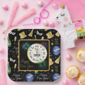 Assiettes En Carton Bonne année 2024 (Fête)