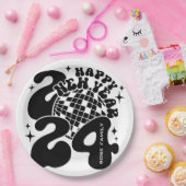 Assiettes En Carton Bonne année 2024 (Fête)