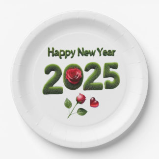 Assiettes En Carton Bonne année 2025