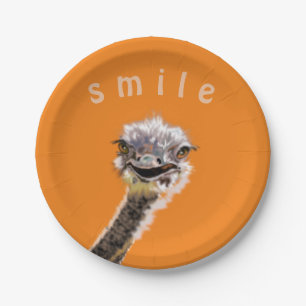 Assiettes En Carton Bonne autruche