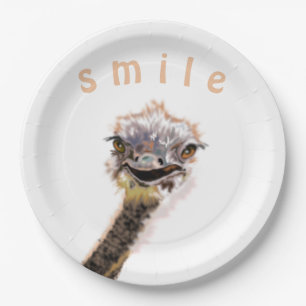 Assiettes En Carton Bonne autruche