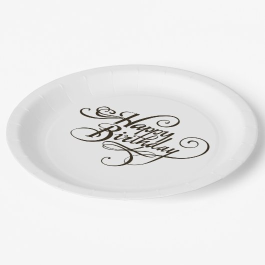 Assiettes En Carton Bonne collection Classic Anniversaire (Angle)