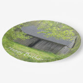 Assiettes En Carton Bonne fête d'anniversaire (Angle)