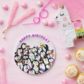 Assiettes En Carton Bonne fête d'anniversaire Pingouin Plaques de papi (Fête)