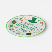 Assiettes En Carton Bonne fête de la Saint Patrick (Angle)