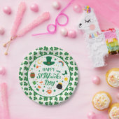 Assiettes En Carton Bonne fête de la Saint Patrick (Fête)