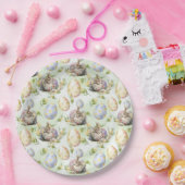 Assiettes En Carton Bonne fête de Pâques Bunny Fête (Fête)