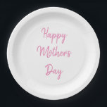 Assiettes En Carton Bonne fête des mères 2024 Pink Simple Classy<br><div class="desc">Conçu avec des modèles de texte rose,  élégant et simple,  il est parfait pour les fêtes de Mère !</div>