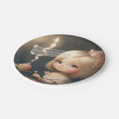 Assiettes En Carton Bonne fille anniversaire 01 (Angle)