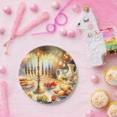 Assiettes En Carton Bonne Hanoukka (Fête)