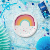 Assiettes En Carton Bonne magie arc-en-ciel (Fête)