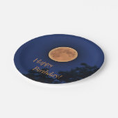 Assiettes En Carton Bonne moon de récolte d'anniversaire (Angle)