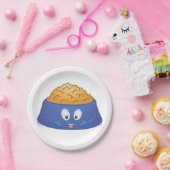 Assiettes En Carton Bonne nourriture pour chien (Fête)