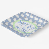 Assiettes En Carton Bonne Pâques Hoppy (Angulaire)