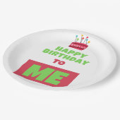 Assiettes En Carton Bonne Plaques d'anniversaire (Angle)