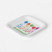 Assiettes En Carton Bonne retraite (Angulaire)