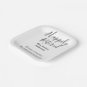 Assiettes En Carton Bonne retraite ajouter le nom années de service à  (Angulaire)