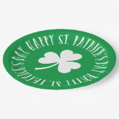 Assiettes En Carton Bonne Saint Patrick's Day (Angle)