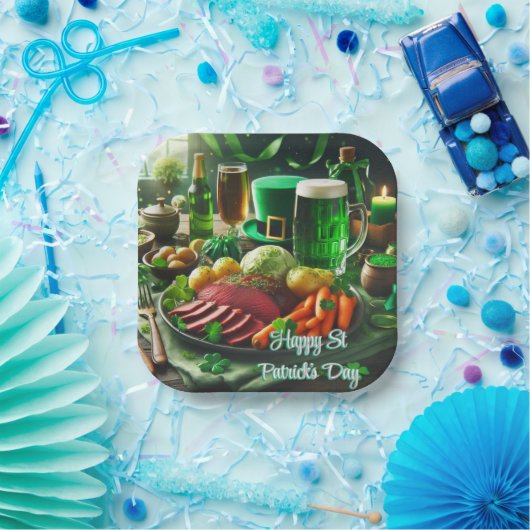 Assiettes En Carton Bonne St Patrick's Day Diner Plaque papier (Fête)