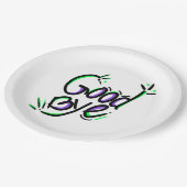 Assiettes En Carton bonnes notes (Angle)