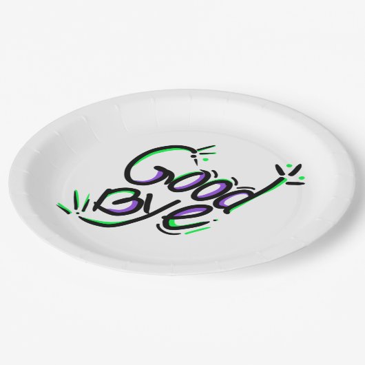 Assiettes En Carton bonnes notes (Angle)