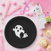 Assiettes En Carton Boo blanc (Fête)