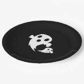 Assiettes En Carton Boo blanc (Angle)