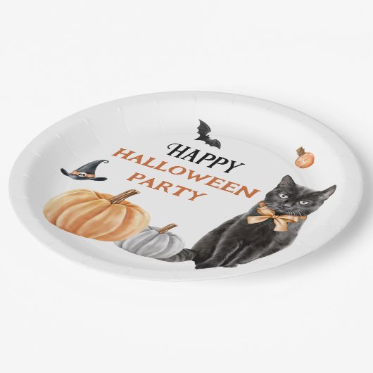 Assiettes En Carton Boo Cute Ghost (Angle)