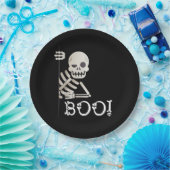 Assiettes En Carton Boo ! Cute Masquer Peekaboo Effrayant Enfants Hall (Fête)