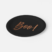 Assiettes En Carton Boo ! Plaques Halloween modernes (Angle)