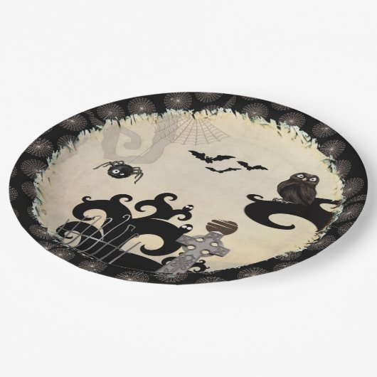 Assiettes En Carton Boo-Tilicious Halloween ÉVÉNEMENT PARTIE (Angle)