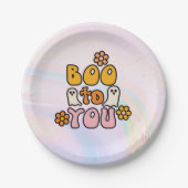 Assiettes En Carton Boo to you migre Halloween (Devant)