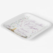 Assiettes En Carton Book Baby Shower (Angulaire)